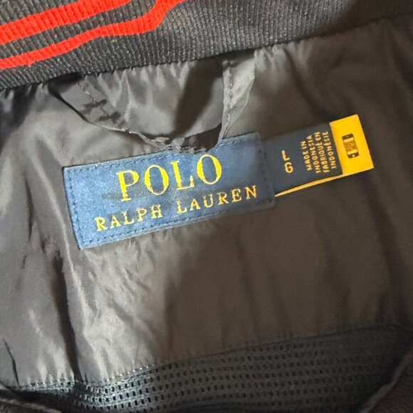 Polo Ralph Lauren Mens Lenox Windbreaker Jacket Full Zip Navy Blue Large Preppy - Picture 6 of 11